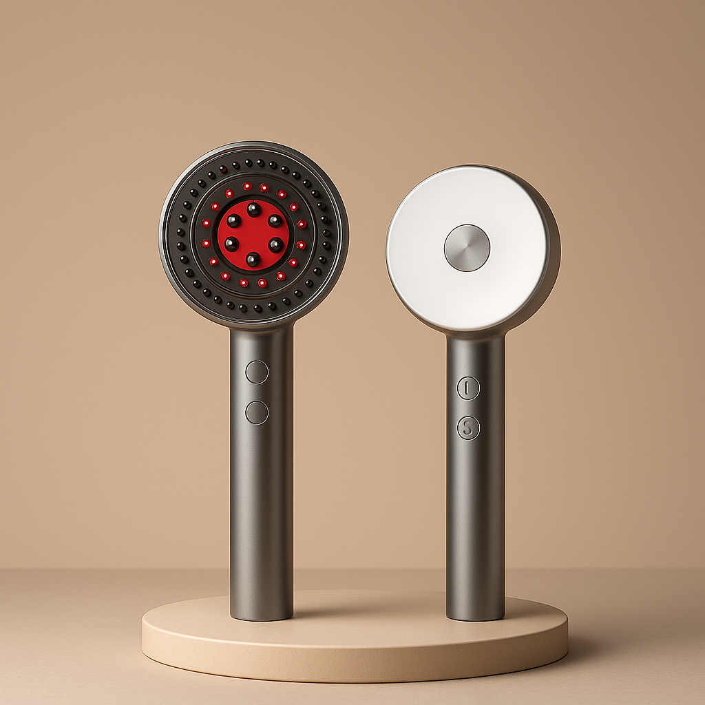 3-in-1 LED Therapy Scalp Revitalizer & Hair Oil Massager